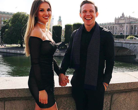 Anna Pankova och Kristian Täljeblad. Anna Pankova och Kristian Täljeblad.